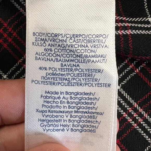 Chaps Men's Plaid Button Up Shirt Long Sleeve Multicolor Size Large - Picture 9 of 9